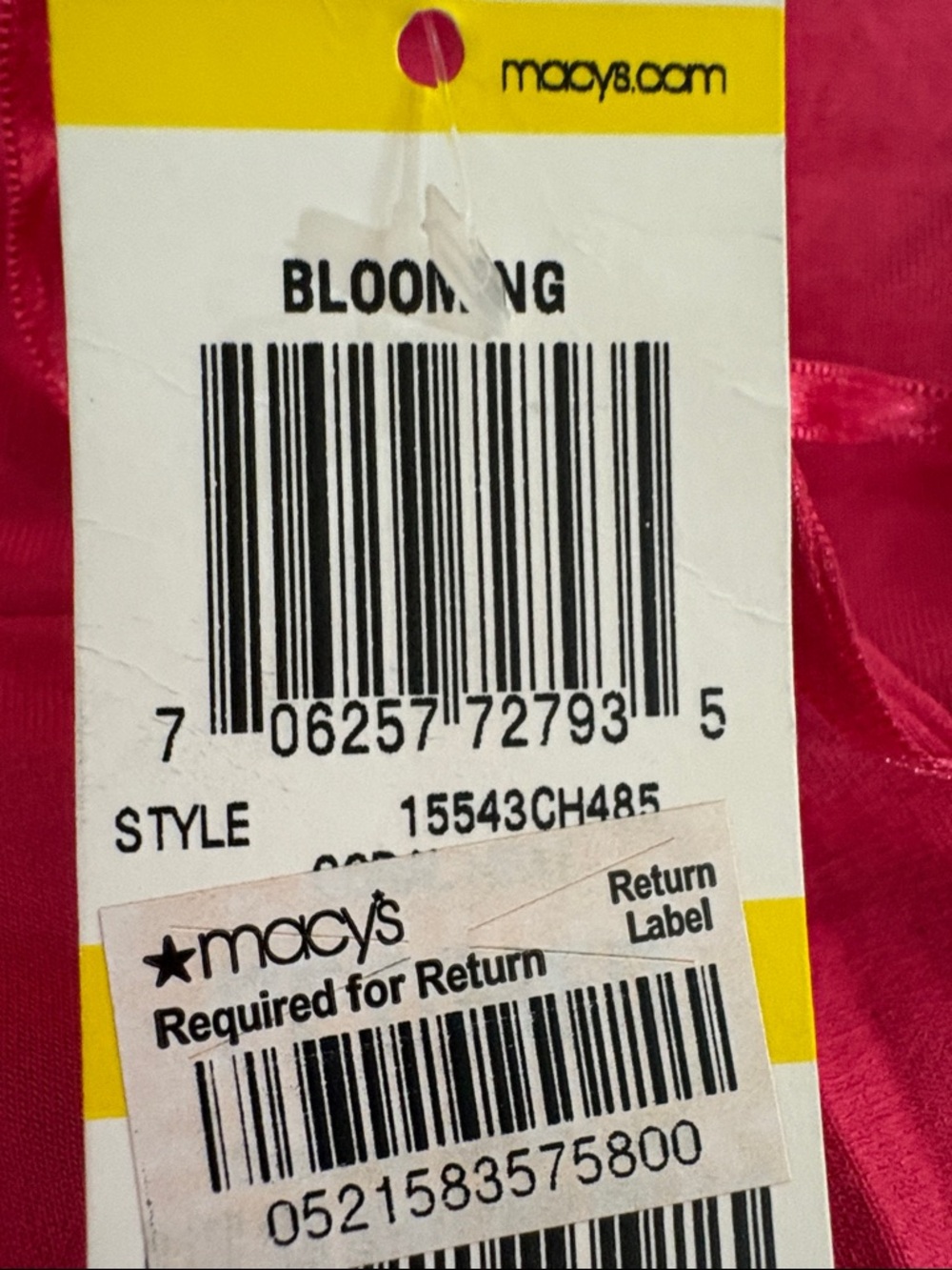 INC International Concepts Pink V-Neck Dress Petite M Flowy Casual NWT - Picture 10 of 10